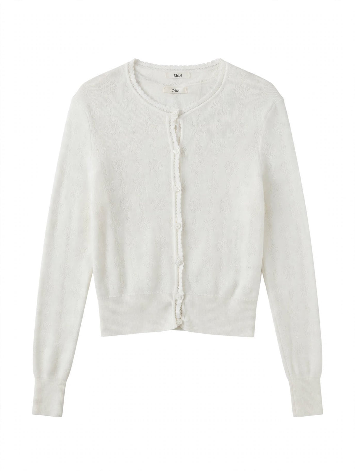 Chloé Pointelle Knit Twinset