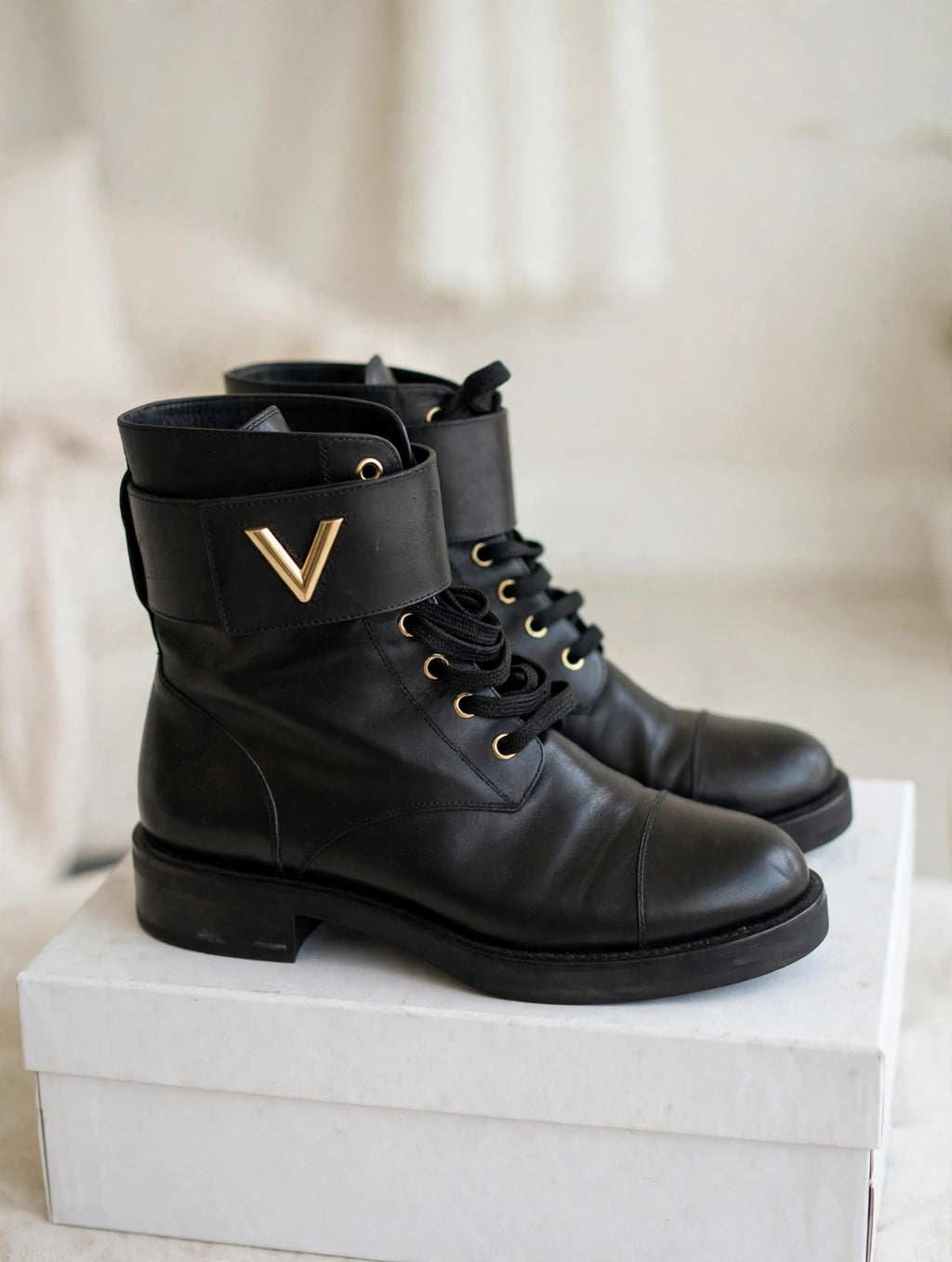 Louis Vuitton Combat Boots