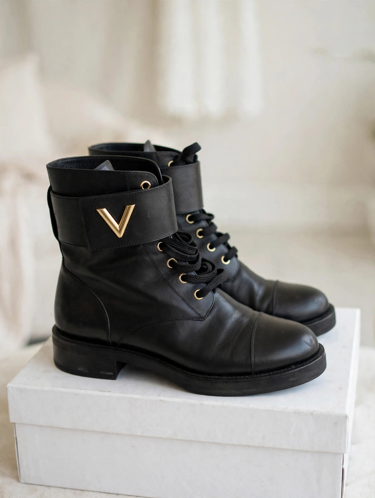 Louis Vuitton Combat Boots