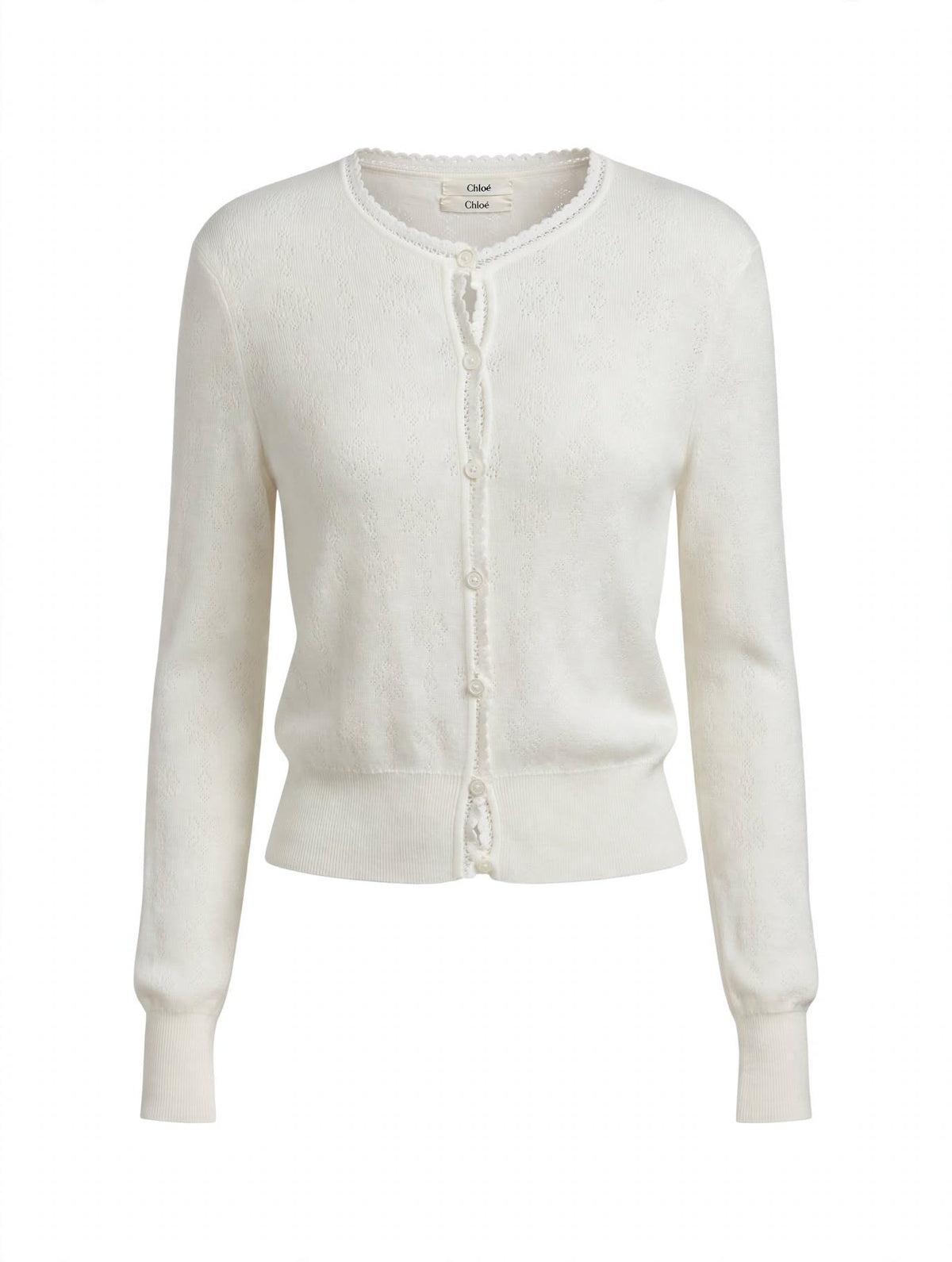 Chloé Pointelle Knit Twinset