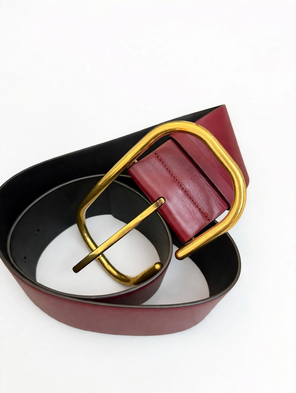 Valentino Garavani Oval-Buckle Statement Belt